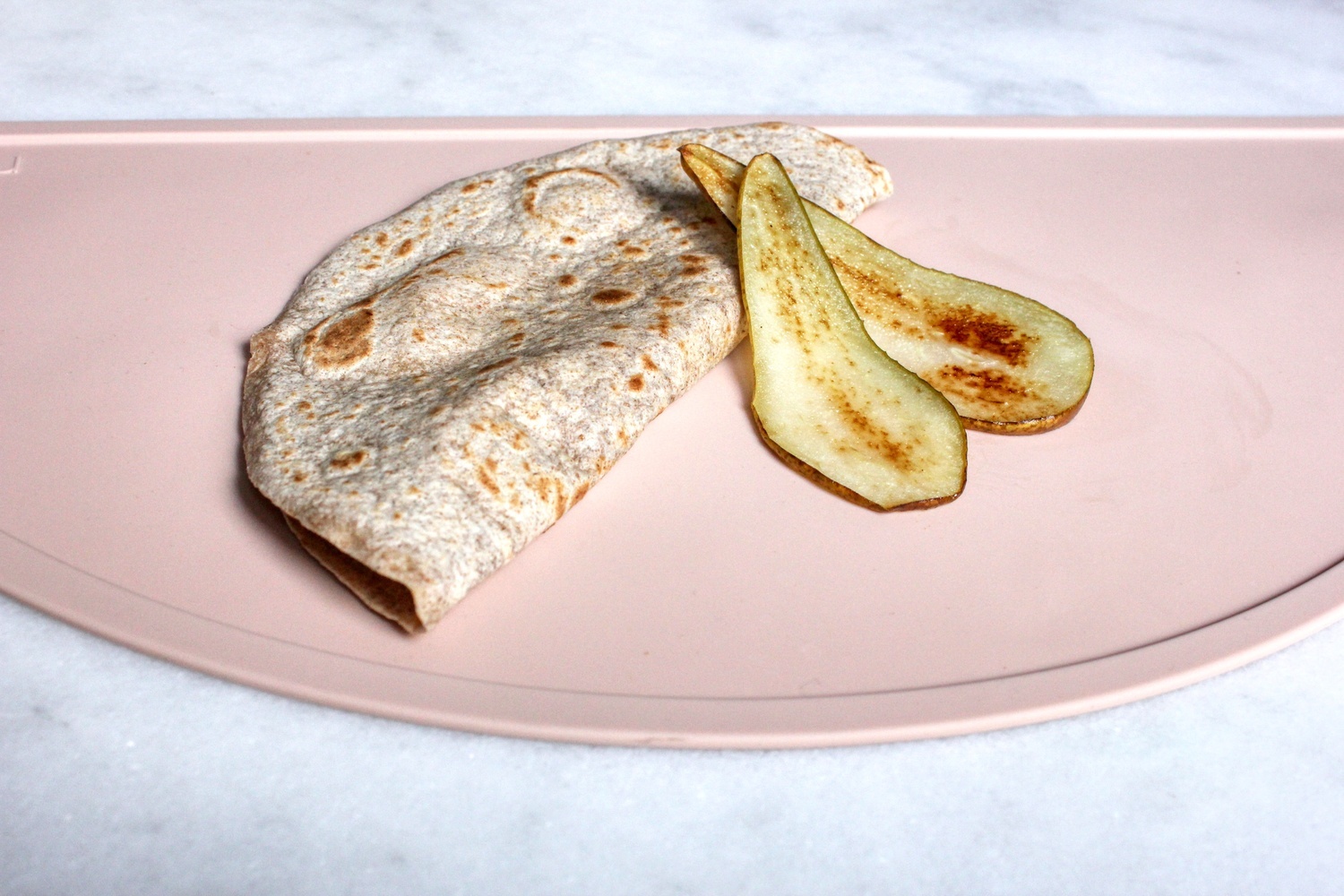 Quesadilla with pear