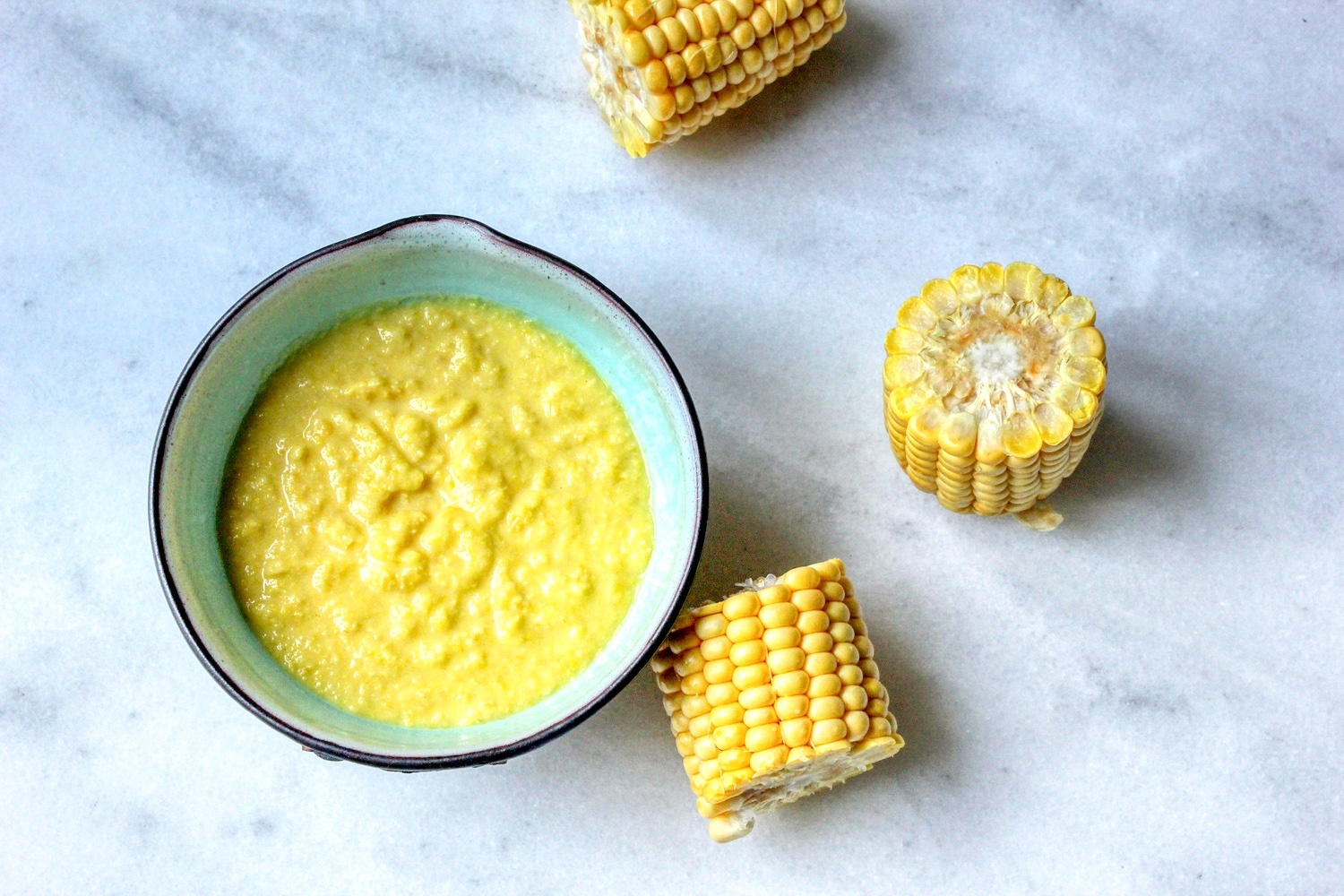 Sweet corn puree